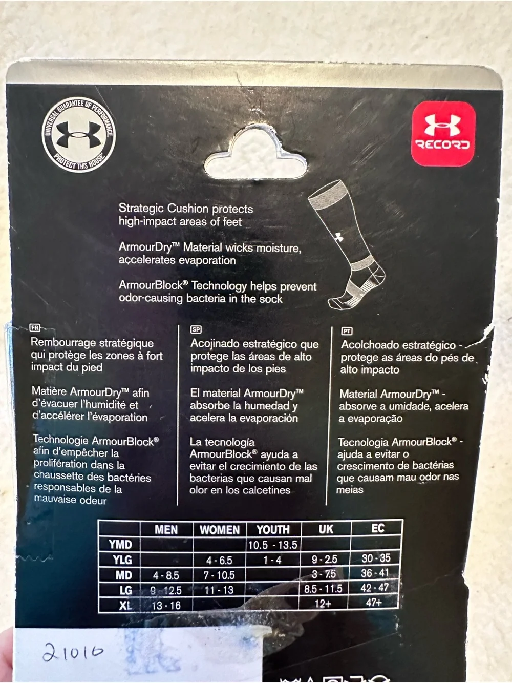 Under Armour Royal Blue Football Socks